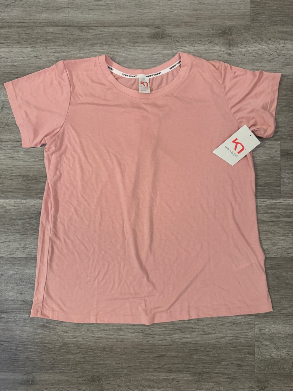 Kari Traa Soft Pink Short Sleeve Lounge Tee